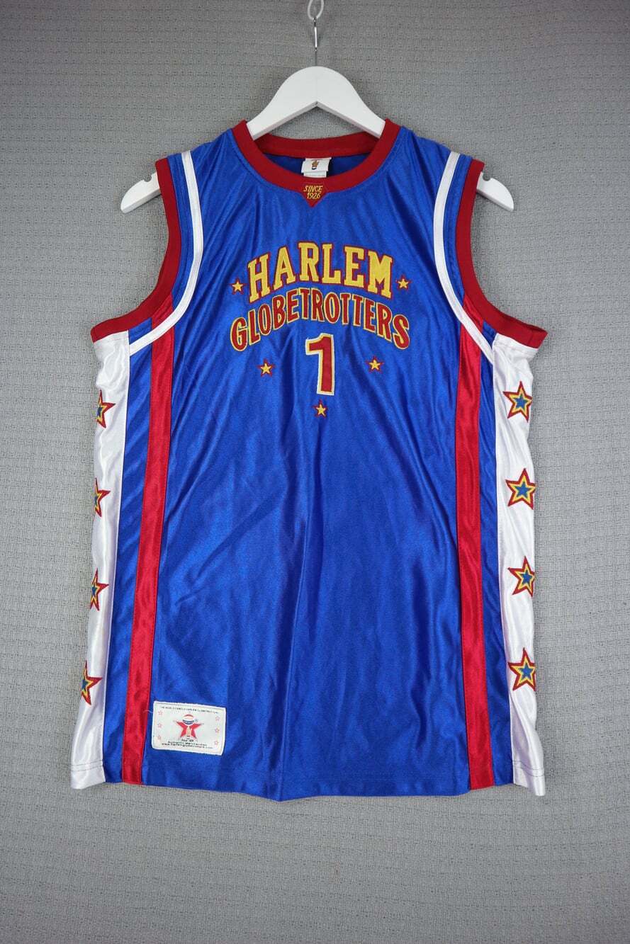 Harlem Globetrotters Ace #1 Small Jersey Tank Top